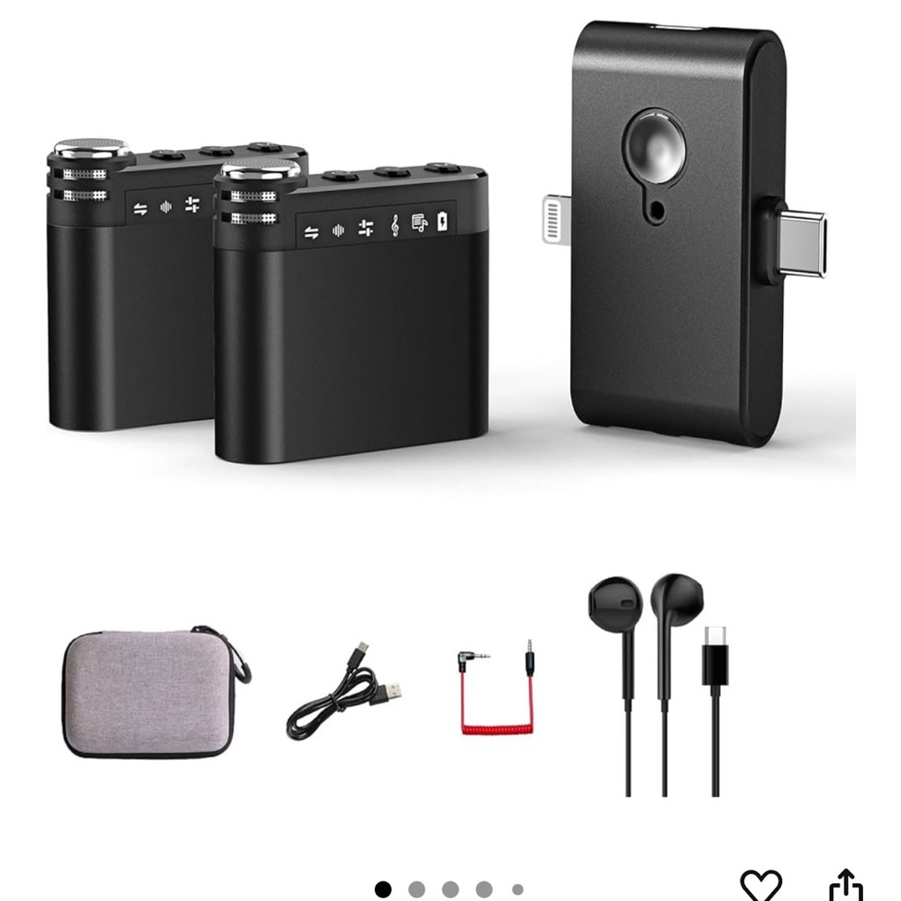 New M9 Wireless Lavalier Microphone